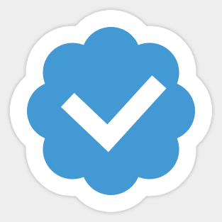 Verified Twitter Blue Check Sticker